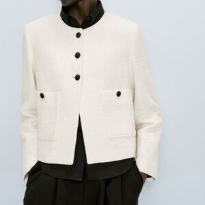 Tweed blazer - Massimo dutti - XS - offwhite